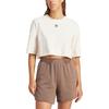 Adidas Originals Essential Drop Shoulder Sleeve T Shirt Women's White IR5976
