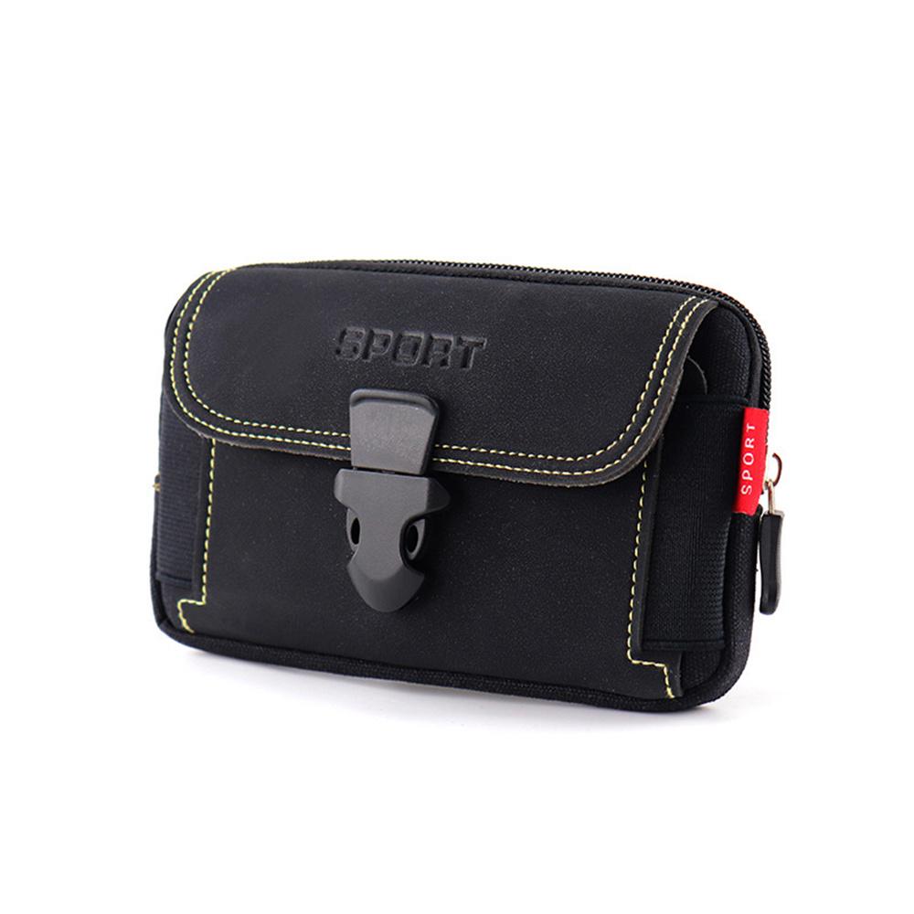 Waist Bag For Men Fanny Pack Double Layer Phone Pouch Bag Outdoor Travel Purse Belt Zipper Tactical Bag