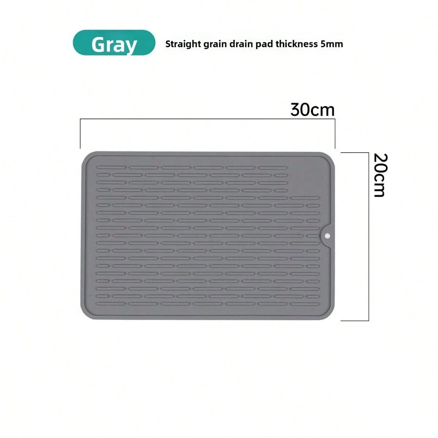 High temperature resistant silicone drain pad Sink filter pad Tableware Kitchen Dish Drying Mat