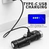 Rechargeable LED EDC Flashlight with 90° Rotate Head Pocket Torch Magnetic Base for Camping, Working, Outdoor, Hiking, Emergency