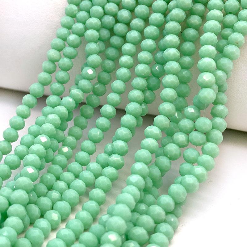 2/3/4/6/8mm Faceted Crystal Beads Bulk Pack - Glass Beads for DIY Bracelets Hairpin Loose Spacer Beads for Jewelry Making