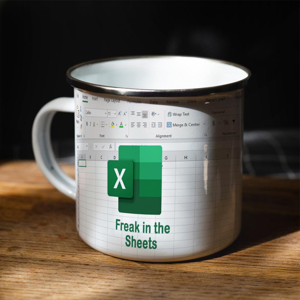 freak in the sheets Enamel Mug, 11oz funny office coffee mug custom company logo mug 301-400ml