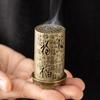 Metal Incense Stands Vertica Zinc Alloy Candle Burner Home Decoration For Church Temple Yoga Room Meditation Space Ceremony
