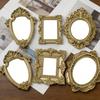 Assorted 15Pcs Resin Miniature Photo Frame with Intricate Floral Carvings Ideal for Artistic DIY Creation Home Decors