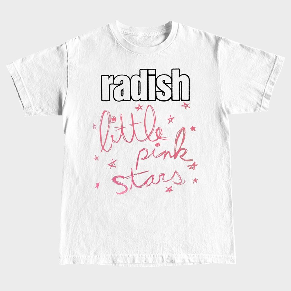 

Radish #039;Little Pink Stars#039; TShirt. Unisex T-Shirt S