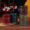 Convenient Tea Storage Container For Home Tinplate Candy Cans Tea Container Coffee Sugar Box With Lid Chinese Tea Box