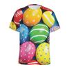 Multi Color Eggs 3D Printed T Shirt For Men Womens Kids Cartoon Fried Egg Graphic Tees Tops Short Sleeves Round Neck T-shirt