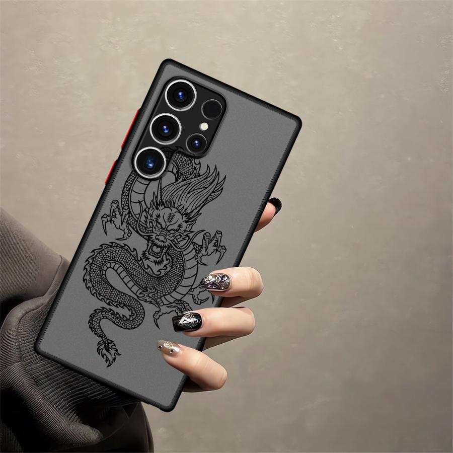 Cool Tiger Dragon Case for Samsung Galaxy S25 Ultra S24 Plus S22 S21 S20 FE Note 20 Ultra 10+ S23 FE S26 Funda Back Phone Cover