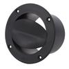 Boat Livewell Vent Improved Airflow Boat Marine Round Air Outlet Vent for Pontoon Kayak Black