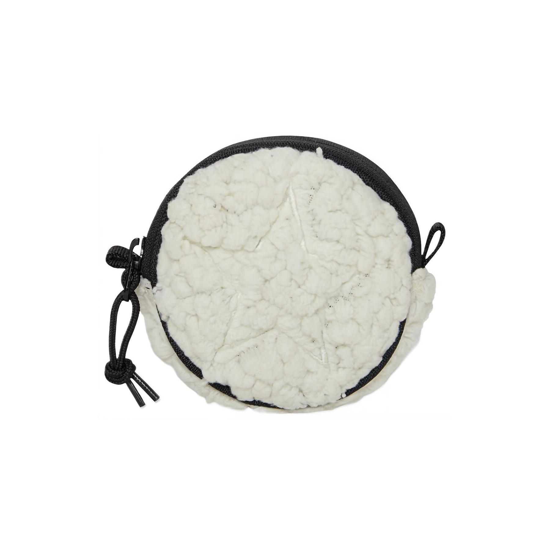 

New Converse Utility Pouch Velour Coin Purse Regular Unisex White 10022711-A01 8.9*2.5*8.9CM