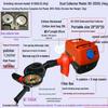 4" Dust-Free Concrete Angle Grinder Set with Diamond Wheel & Dust Cover