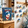 Blind Box Toys for Kids Marine Shark Advent Calendar, 24 Days Christmas Acrylic Collectible Party Favors Figures, Hanging Ornament Holiday Home Decor