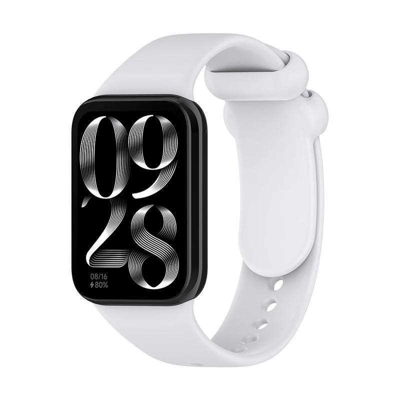 

Спортивный силиконовый ремешок для Xiaomi Band 9 Pro Miband 8Pro Мягкий ТПУ браслет-заменитель Дружелюбный к коже Correa серый