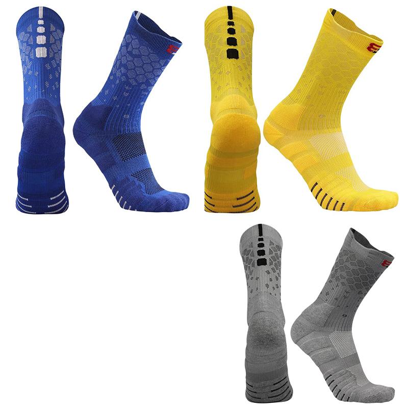 Men Thickened Elite Basketball Socks Cycling Young Cotton Towel Bottom Outdoor Sports Socks Men's Running Socks