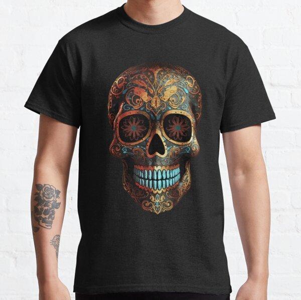BEST SELLING Cinco de Mayo with Santa Muerte Skull Design #6 Classic T-Shirt S