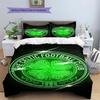 Celtic Football Club Muster Bettwäsche, Steppbett Set Bettbezug Kissenbezug Zuhause Geburtstagsgeschenk(1 Bettbezug + 2 Kissenbezüge, ohne Füllung)