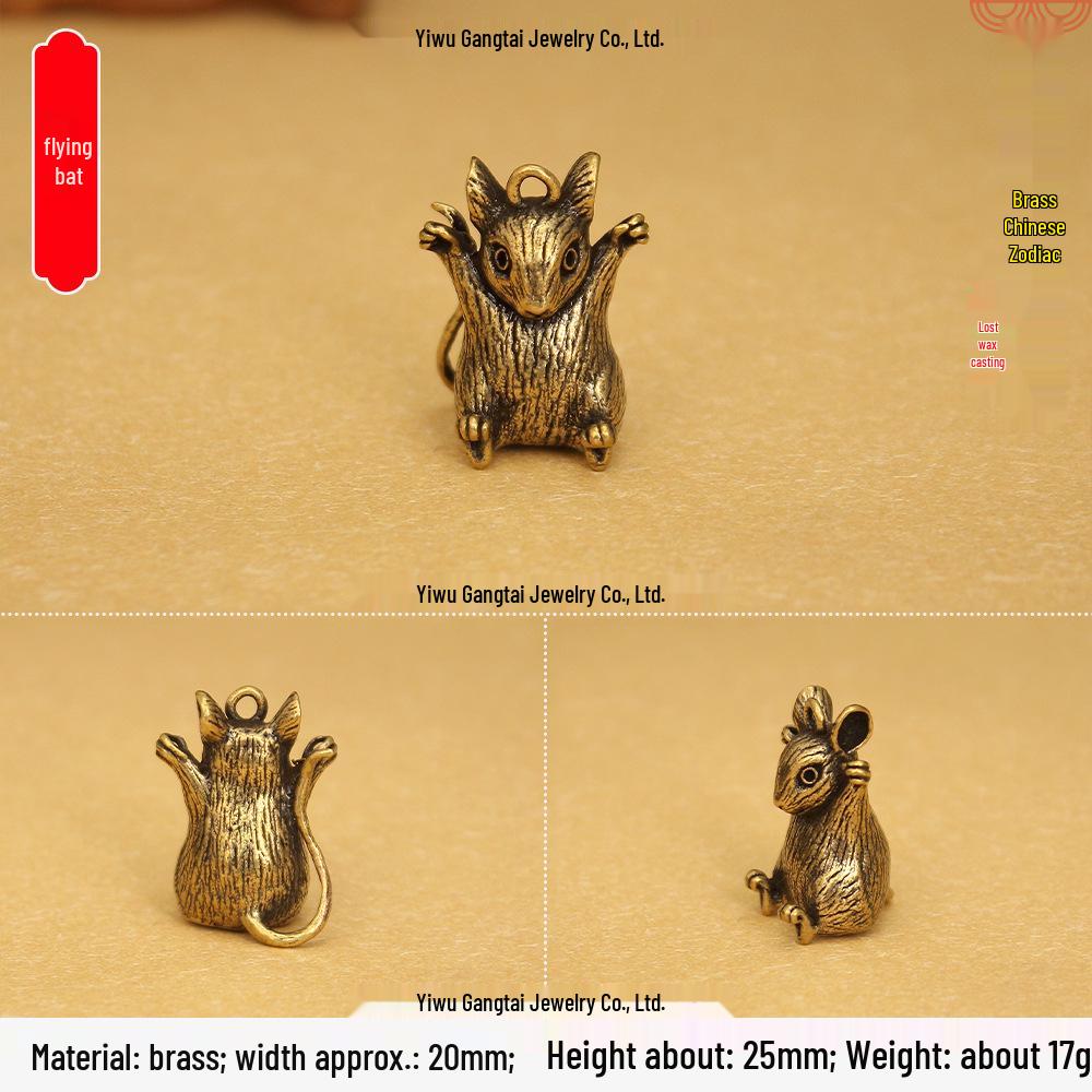 Portachiavi Rame Ottone 3D Dodici Segni Zodiacali