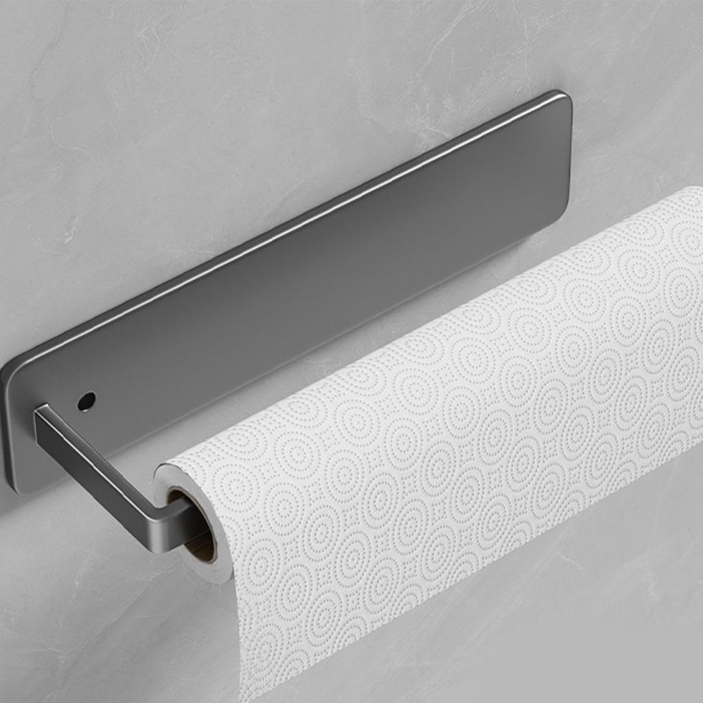 Papierhandtuchhalter Wandmontage Multifunktionale Aufbewahrung für Frischhaltefolie Spültuch Küche Badezimmer