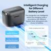aMagisn AD13 2-slot Battery Charger Portable PD3.0/ PD2.0 Fast Charging Box Battery Charging Case