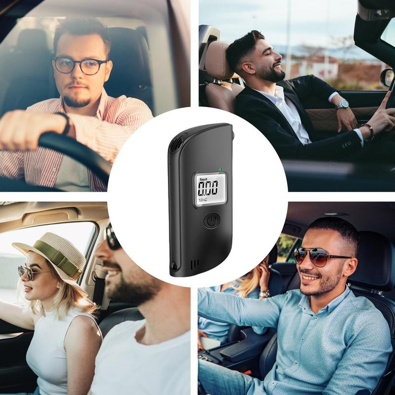 Breathalyzers for Alcohol High-Accuracy Professional Alcohol Tester High-Accuracy Portable Measuring Device with Light