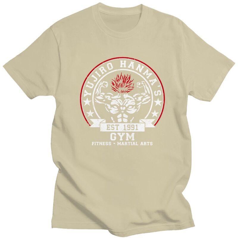 Custom Ogre Mode Baki The Grappler Yuujiro Hanma Tshirts for Men Short Sleeves T Shirt Fashion Tshirts Pure Cotton Tees Gift