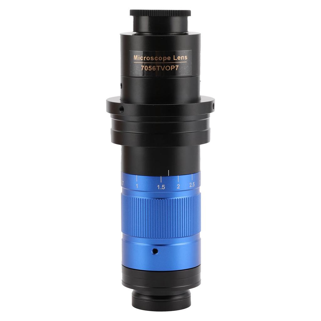 KP‑7056TVOP7 32X‑252X Monocular Microscope Lens 0.7X‑5.6X Continuously Adjustment for Observing