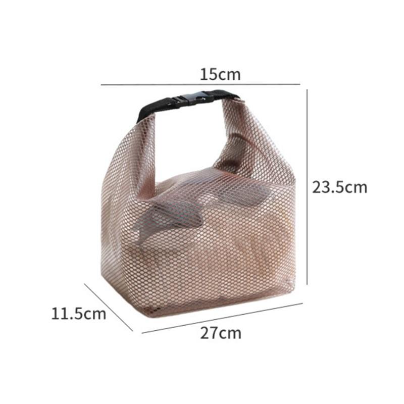 Translucent Waterproof Toiletry Bag Large Capacity Portable Women Cosmetic Pouch for Business Trip Bathroom Use