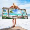 Moonlit Mushroom Floral Beach Towel Witchy Print Quick Dry Absorbent Towel for Women
