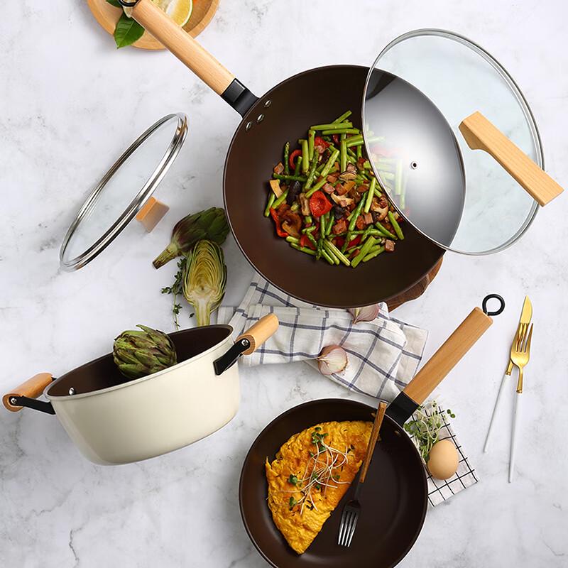NOOBHUANG Ruinian Series 3-Piece Cookware Set