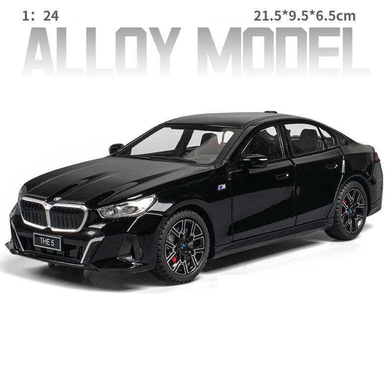 1/24 BMW 5 Series 530 530LI Coupe Alloy Luxy Sports Car Model Diecasts Metal Vehicles Car Model Sound and Light Simulation Kids Gift