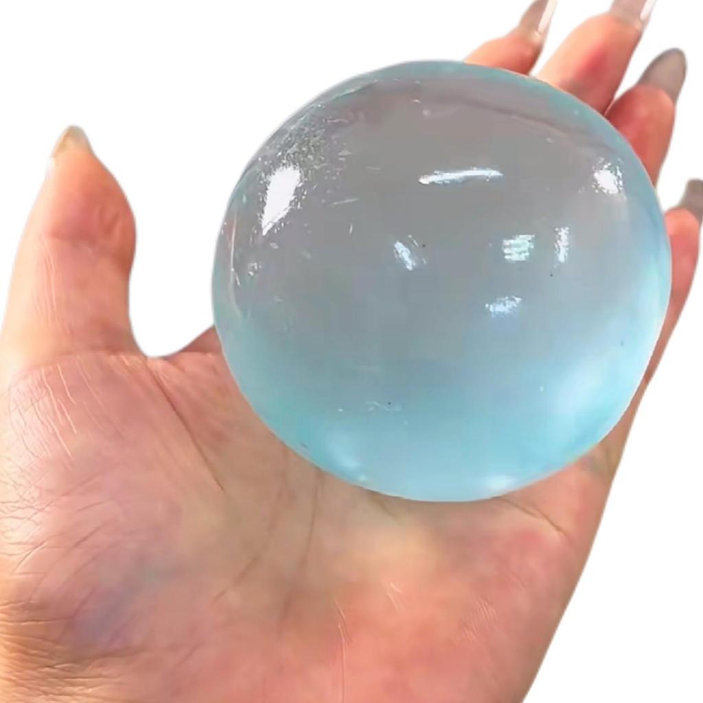 Mint Blue Coconut Oil Handmade Stress Relief Ball