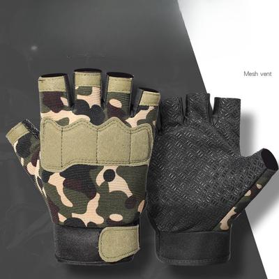 Tactical Half Finger Gloves for Men and Women Outdoor Anti Slip Field Cycling Rock Climbing Wear Resistant Fitness Equipment Training Gloves