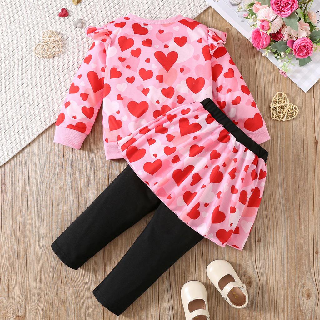 Kids' Long-Sleeve Top Set - Casual, Stylish & Versatile Children's Outfit