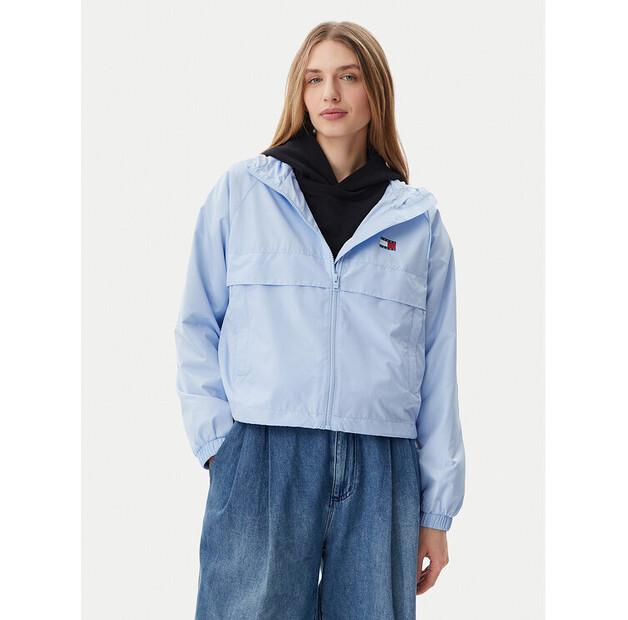 

Ветровка Tommy Jeans Essential DW0DW20672, светло-голубая, свободного кроя