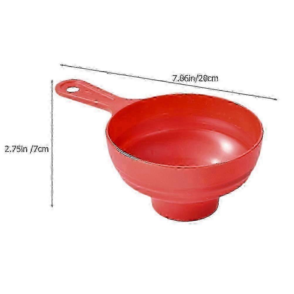 Jam Funnel Dry Ingredient Transfer Tubes Cooking 20X7X5.5CM 2Pack