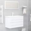 VidaXL Sink Cabinet White 80x38.5x48 Cm Chipboard