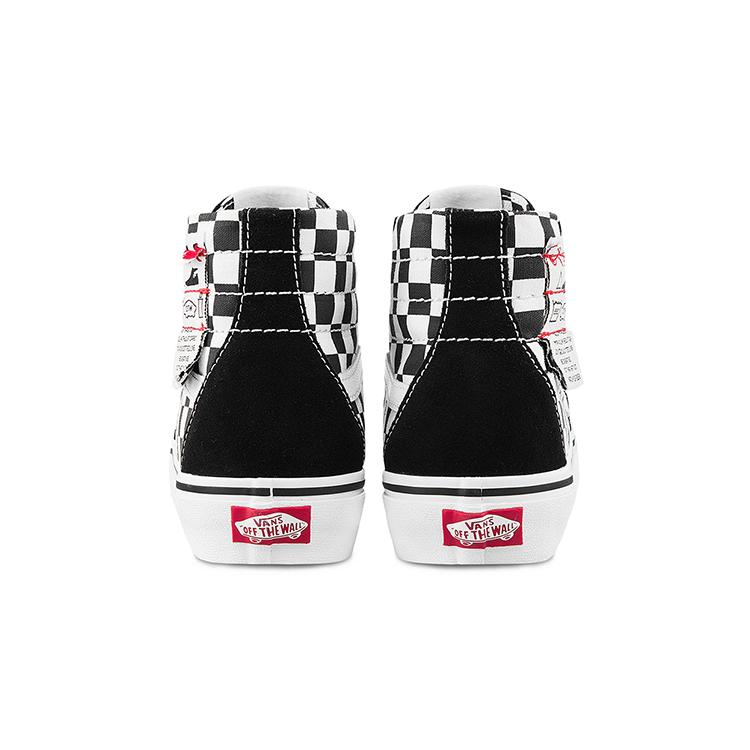 New Vans SK8 HI Checkered 'Black White' VN0A4U161AA