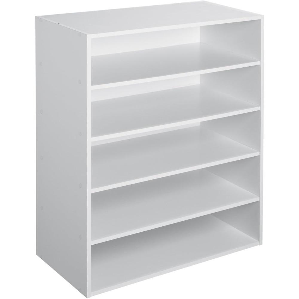 

Stackable 5-Shelf Organizer, White 5-Shelf Organizer United States