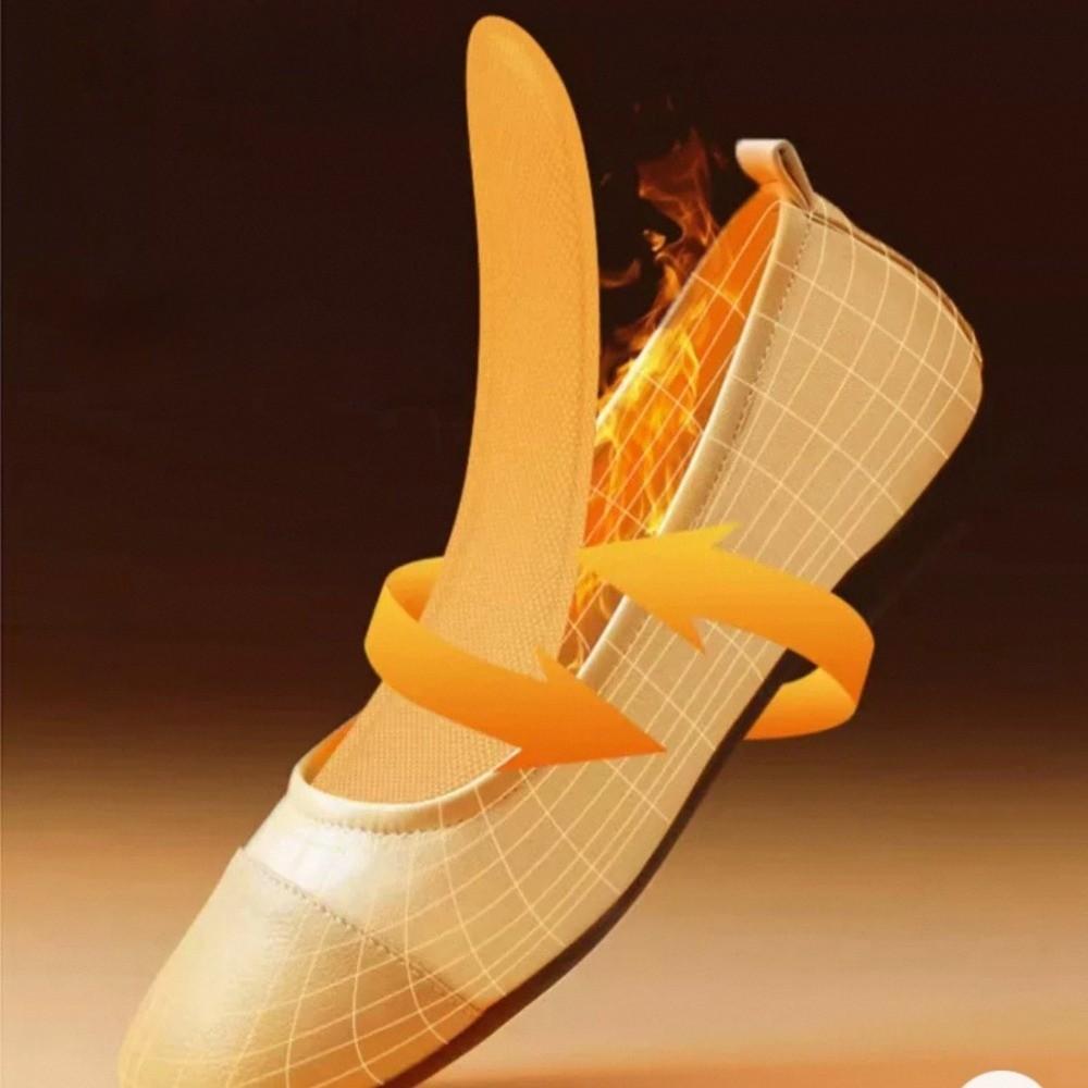 5pairs Non-Slip Thermal Insoles Rapid Heating Foot Warming Pad Self-Heating Shoe Insoles  Unisex