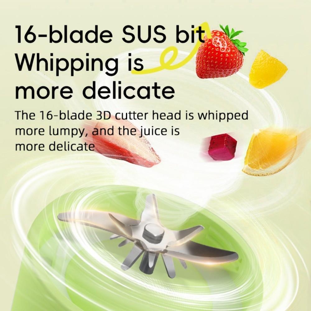 Cordless Mini Juicer Mixer USB Rechargeable Fruit Extractor Cup Fruit Blender Cup Travel