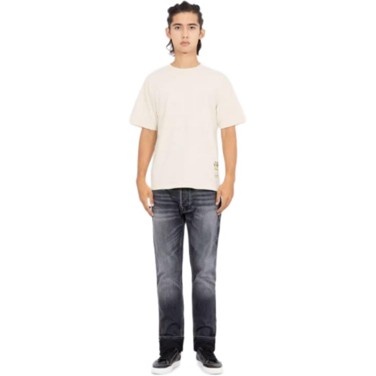 Evisu T-Shirts Men's Crew Neck Moderate Straight Fit 2EAHTM2TS509XXCT
