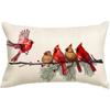 Christmas Theme Decorative Pillow Case For Living Room Sofa Cushion Cover Holiday Home Decoration Accent