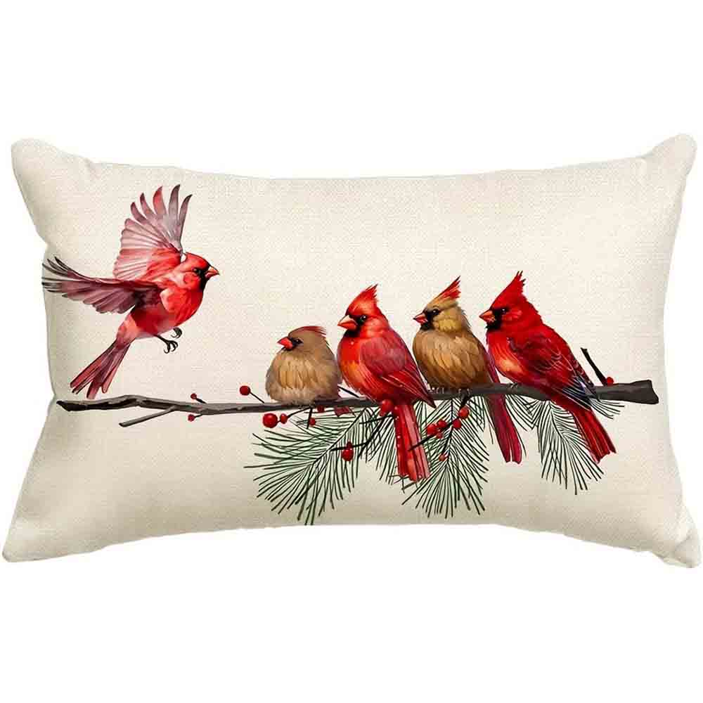 Christmas Theme Decorative Pillow Case For Living Room Sofa Cushion Cover Holiday Home Decoration Accent