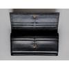 Used Bottega Veneta  Intrecciato / Long Wallet / Black / Double Hook / Double Flap