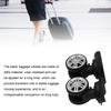 1 Pair 360 Degree Rotation Luggage Wheel Spare Part Low Noise Easy To Install Trunk Wheels Luggage Wheels Replacement