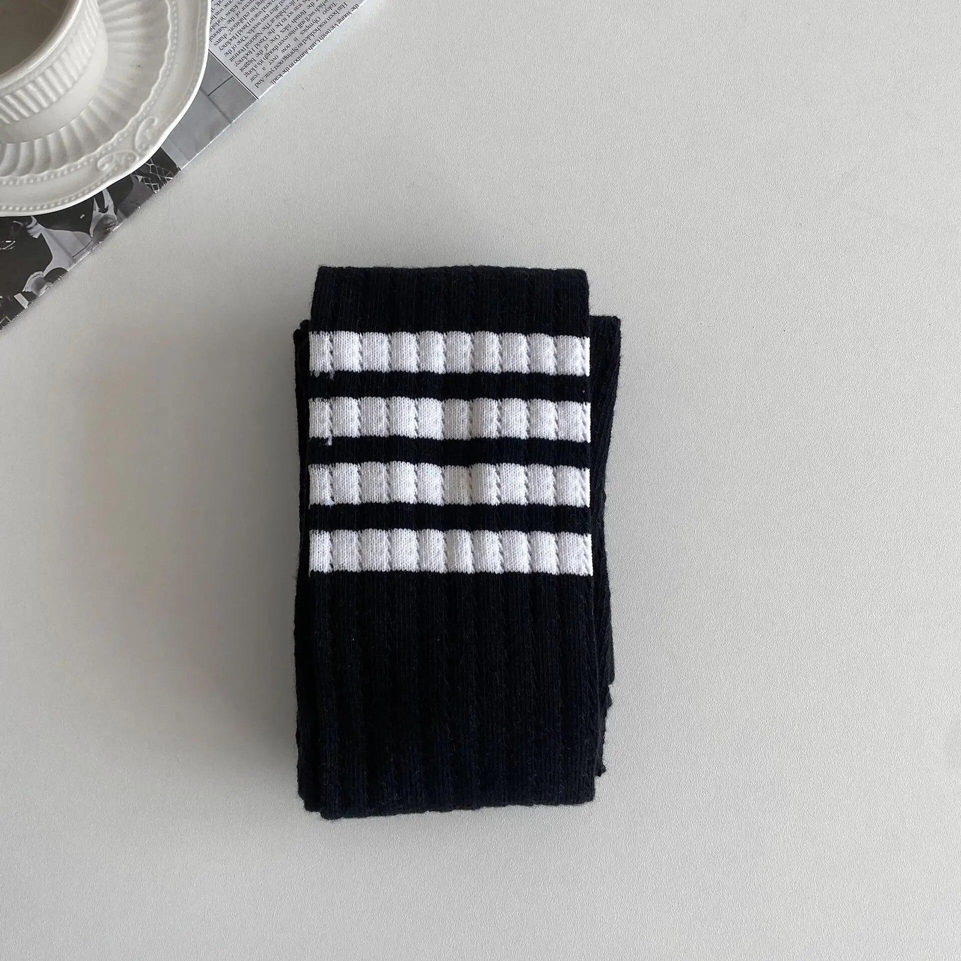 

Новые женские колготки, японская мода, полосатые школьные чулки до бедра для девочек, колготки, женское нижнее белье, сексуальные колготки, леггинсы 155-175cm чёрный