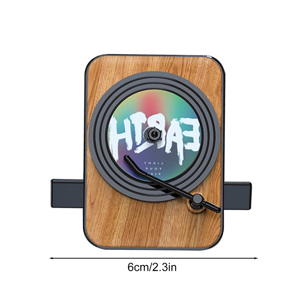 

Освежители воздуха для автомобиля на солнечных батареях 2 в 1, освежитель воздуха для автомобиля, нейтрализатор запахов с временной парковочной картой, современный автомобиль в форме проигрывателя пластинок