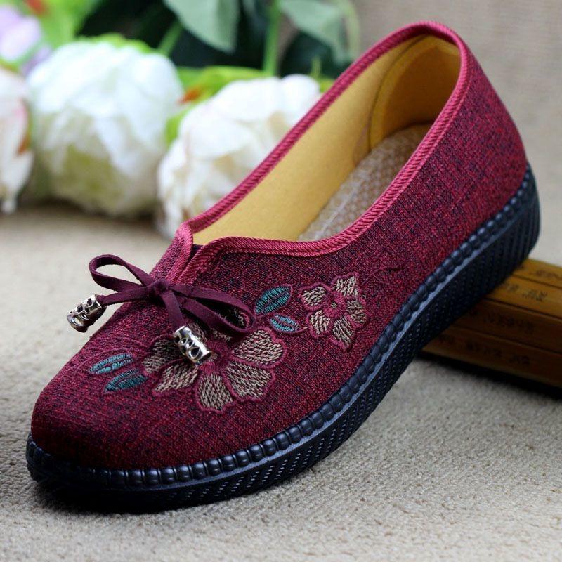 Cloth shoes women's new medium-sized old man, old lady, grandma, leap month shoes, soft-soled non-slip old man shoes