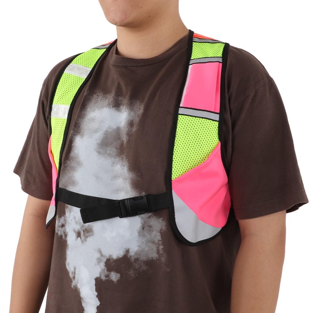 Multi-function Reflective Cycling Vest Elastic Night Riding Vest  outdoor cycling