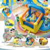 Kids Party Inflatable Bounce House Combo Toddler Inflatable Jumping Bouncy Castle with Slide,Pool,Basket,Dartboard,Trampoline